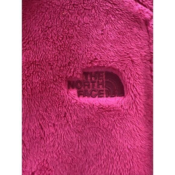 The NORTH FACE Women Sz Medium Furry Fleece Vest Bright Pink - Picture 2 of 13